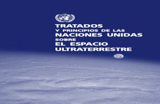Tratados y Principios de las Naciones Unidas sobre el Espacio Ultraterrestre