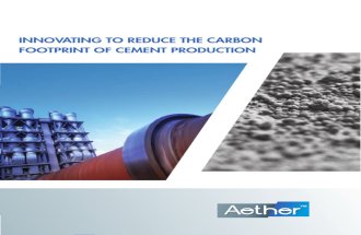 Project Aether: reducing the intrinsic CO2 emissions from cement production
