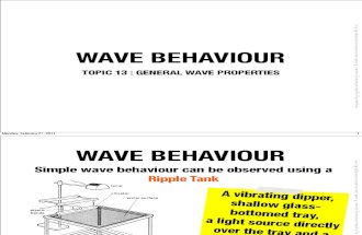 13 Wave Behaviour