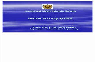 Vehicle Starting System