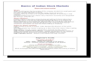 Basics of Indian Stock Markets