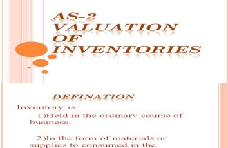 AS-2 VALUATION OF INVENTORIES2