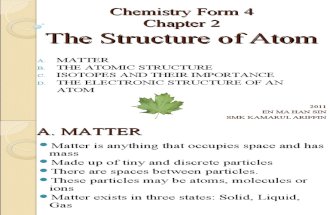 CHEM F4C2 Structure of atom