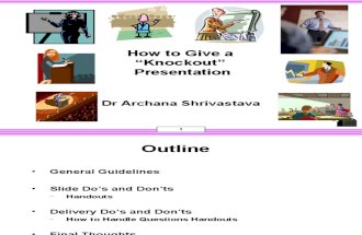 How to develop Presentation Skills