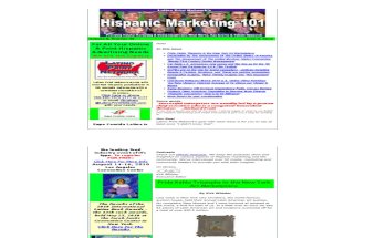 Hispanic Marketing 101 Volume 8 # 45