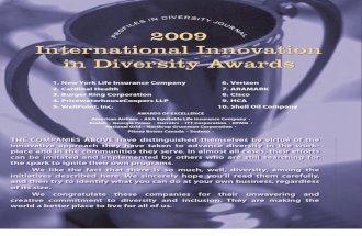 Diversity Journal | 2009 Innovations in Diversity Awards