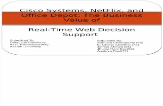 Cisco Systems, NetFlix, and Office Depot Presentation