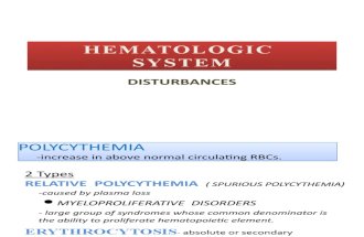 Hematologic problems lecture