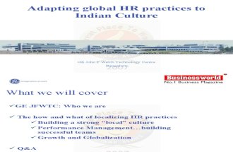 Adapting Global HR Practices to Indian Culture-Prince Dudhatra-9724949948