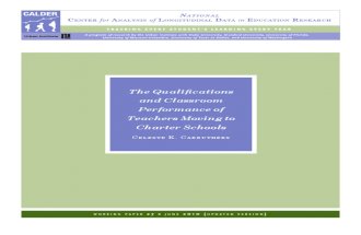 The Qualifications and Classroom Performance Of