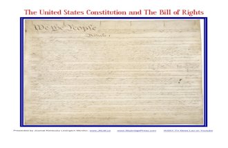 United States Constitution and Bill of Rights