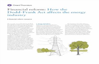 Grant Thornton - Financial Reform; How the Dodd-Frank Act Affects the Energy Industry
