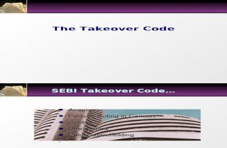 Takeover Code in india