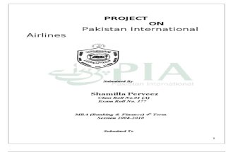 Pakistan International Airlines Project