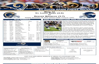 Week 12 - Rams at Broncos