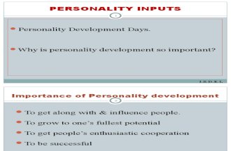Personality Making Jan2010