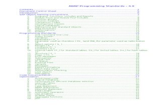 37719530 ABAP Programming Standards