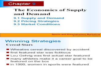SEM Chap 09 the Economics of Supply and Demand