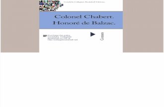 Balzac - Colonel Chabert