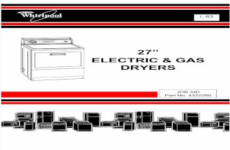 27 Gas Electric Dryers