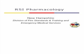 Rsi Pharmacology