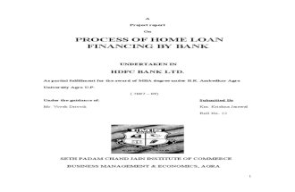 18642790 HDFC Bank Project Home Loan