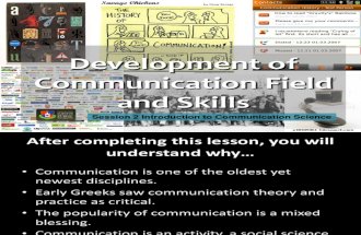 Development of Communication Field & Skill 2