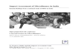 Impact Assessment of MFI