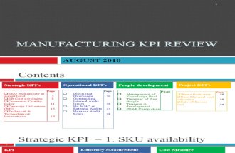 Manufacturing KPI Review by CEO-Aug Final 10