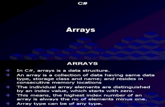 CHP 05 Arrays