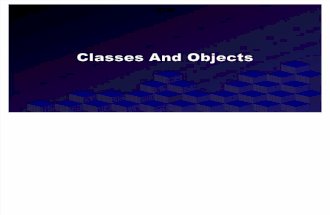 CHP 06 Classes and Objects