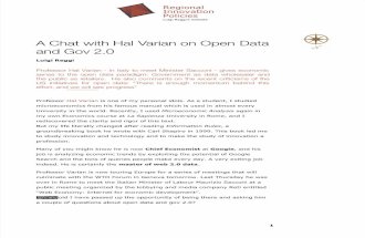 A Chat With Hal Varian on Open Data and Gov 2.0