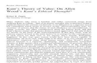 Kant Theory Value