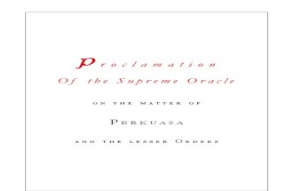 The Perkuasa Declaration