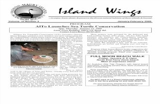 January-February 2009 Island Wings Newsletter Vashon-Maury Island Audubon