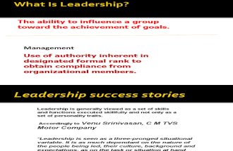 What is Leadership 1