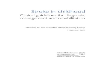 Child Stroke Guidelines