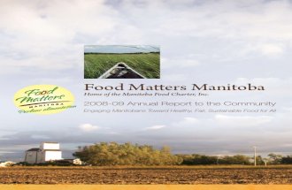 2009 Food Matters Manitoba Annual Report