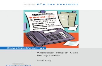 American Health Care Policy Issues