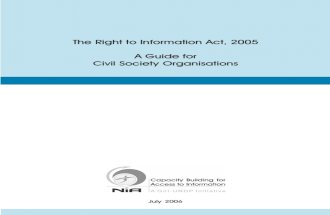 Cso Guide on Rti