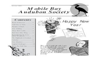 January-February 2003 Mobile Bay Audubon Society Newsletters