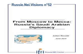 From Moscow to Mecca: Russia's Saudi Arabian Diplomacy