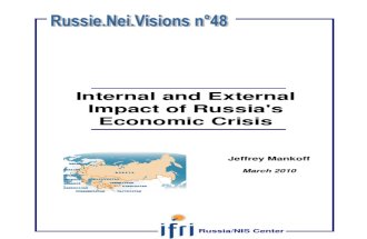 Internal and External Impact of Russia's Economic Crisis