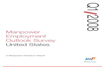Manpower Employment Outlook Survey: United States - Q1, 2008