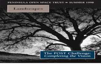 Landscapes Newsletter, Summer 1998 ~ Peninsula Open Space Trust