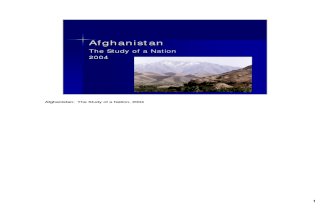 AfghanistanCountryStudyC