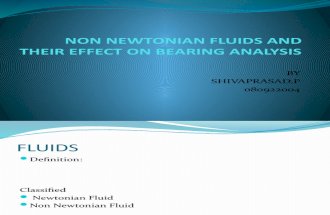 Non Newtonian Fluids and Their Effect on Bearing