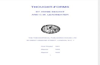 Thought Forms - Annie Besant - Cw Lead Beater