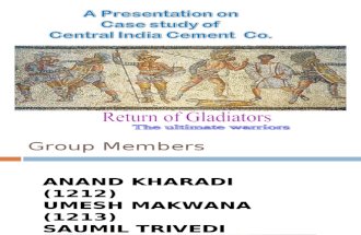cenral india cement co. by Gladiators