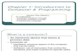 COMPUTER PROGRAMMING (TMK 3102) LECTURE NOTES 1